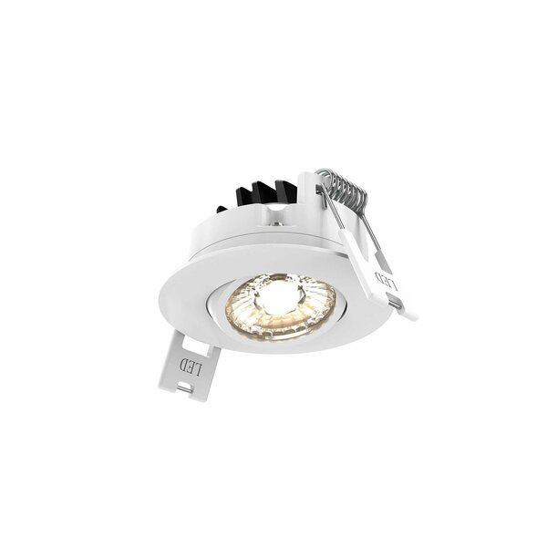 Dals Scope 2 Inch Round Recessed LED Gimbal Light 5CCT, White GMB2-CC-WH